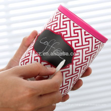 vasilhas de cerâmica por atacado com tampa de silicone